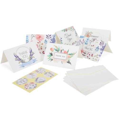 24 Grußkarten, Blanko-Geschenkpapier für Feste