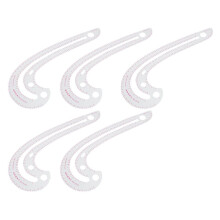 3234 Gebogen liniaal, transparant, zeer nauwkeurig patroon