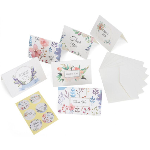 24 Grußkarten, Blanko-Geschenkpapier für Feste 2