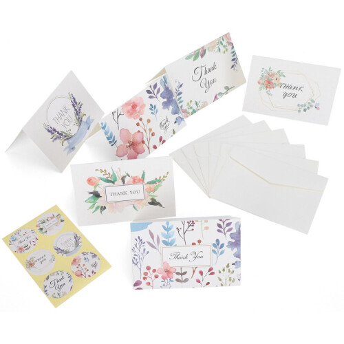 24 Grußkarten, Blanko-Geschenkpapier für Feste 1