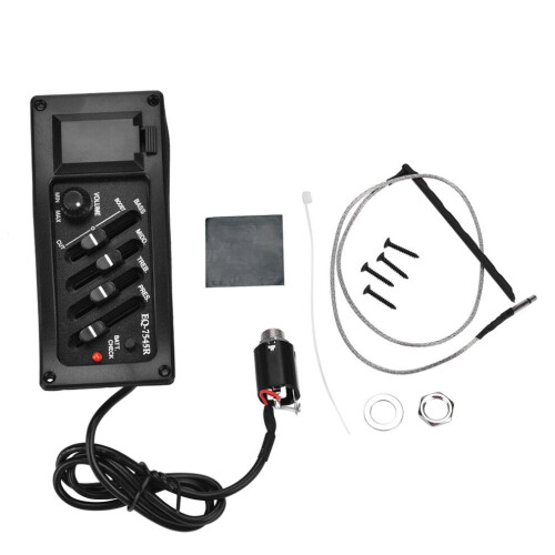 4 Band Preamp EQ Pickups Amplifier Pickup 6.5MM