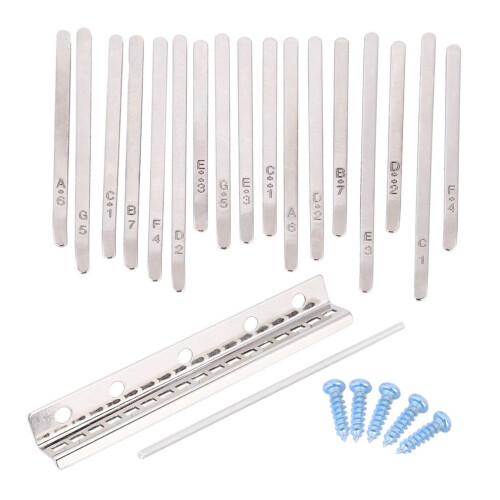 17 Note Kalimba Thumb Piano Stainless Steel Keys 1