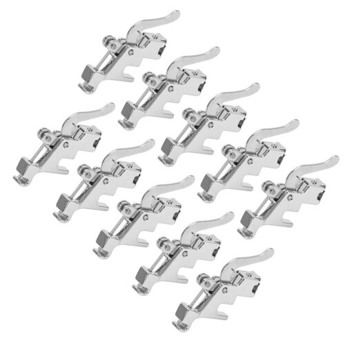 10 Stück Nähfußhalter aus Edelstahl 2