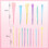 Set van 17 Candy Color Make-upkwasten 3