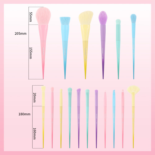 Set van 17 Candy Color Make-upkwasten 2