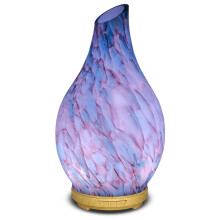 Essentiële olie diffuser van glas, aromatherapie, ultrasone koele mist, stille, waterloze automatische uitschakeling en 7-kleuren veranderen