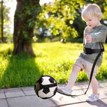 Ayuda para el entrenamiento de fútbol para niños y adultos, elástica para balón de fútbol, ideal como regalo (sin balón)