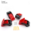 Heavy Duty Car Pad Clips (4 Pieces, Red) 1