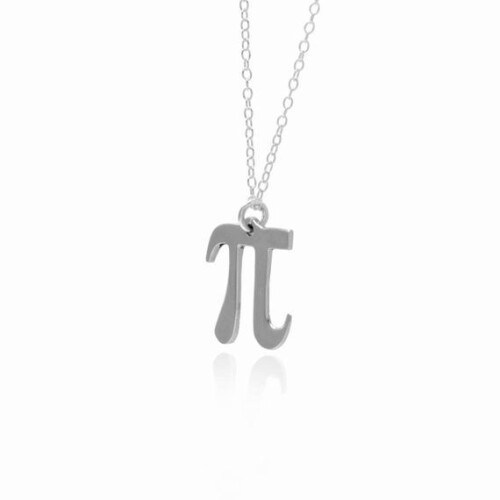 Unisex Κολιέ με Σχέδιο Pi, Βραχιόλι με Λωρίδες, Δώρο Επιστήμης, Κοσμήματα 1