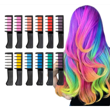 12 unidades de giz de cabelo para meninas, presente de Natal para meninas de 7 a 12 anos, coloração temporária lavável para cabelos infantis