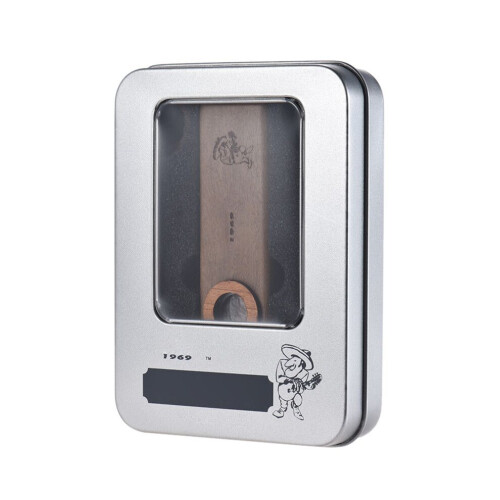 Armónica de madera Kazoo hecha a mano con metal 2
