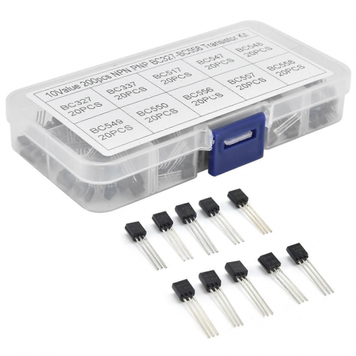 Sortimentsset mit 10 BC327-BC558 Transistoren – 200 Stück 1