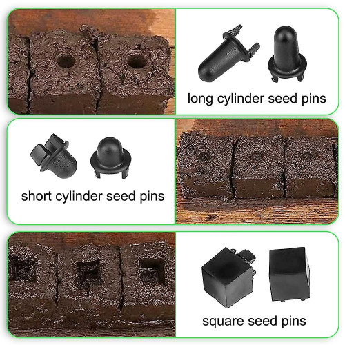 Εργαλείο κηπουρικής Soil Block Maker 8 κοιλοτήτων, χειροκίνητης λαβής 2 ιντσών με άνε 2