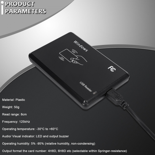 USB-RFID-Desktop-Ausweisleser, kontaktloser Kartenleser 2