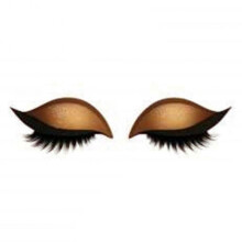 (A) 2-in-1 Reusable Eye Makeup Stickers, Glitter Eyeshadow and Eyelash Stickers for Quick, Professional Look, Perfect for Home, Travel, and Parties