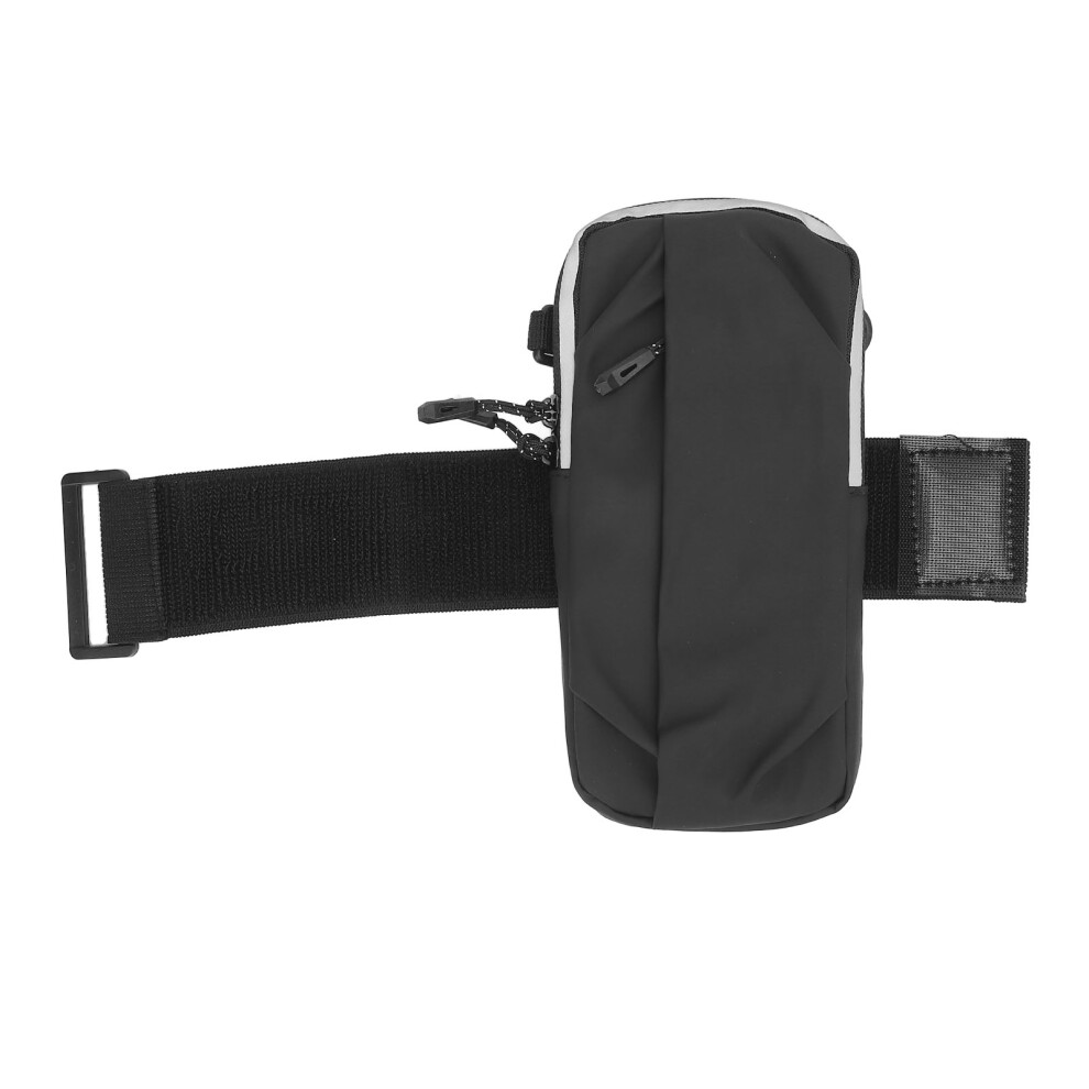 Waterproof Running Phone Armband Holder, Adjustable, for Phones up to 6.8 inches, Black