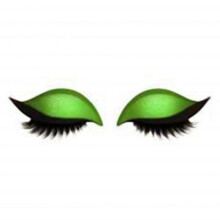 (H) 2-in-1 Reusable Eye Makeup Stickers, Glitter Eyeshadow and Eyelash Stickers for Quick, Professional Look, Perfect for Home, Travel, and Parties