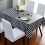 Durable PVC Material Table Cover, Environmentally Friendly Dyes Abstract Geometric Pattern, Heat Resistant Rectangular Tablecloth for Decorative Use ( 7