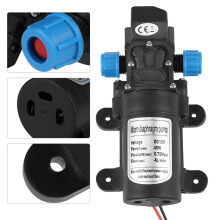 DC 12V 45W Mikro-Membranzirkulationspumpe 4L/min 17x9,8x6cm Schwarz