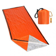 (1pc) Emergency Portable Sleeping Bag Thermal Waterproof Ultra Light Bivy Sack Kit Outdoor Survival Hiking Tools