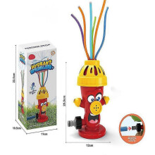 (Fire hydrant A) Kids Outdoor Water Sprinkler Toys Snail Cactus Fire Hydrant Rotating Water Spray Gun Summer Garden Yard Lawn Fun Water Toys Game