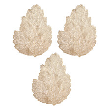 Atemberaubende Tischdekoration, Ahornblatt-Gold-Platzsets in wunderschönen, leuchtenden Farben für Thanksgiving-Tischdekorationen und