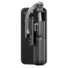 (Basic Model) Q21S Selfie Stick Foldable Mini Tripod with Fill Light 3 Light Modes 6 Brightness Levels Remote Shutter Retractable Rod for Phone