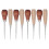 8Pcs Leather Awl Wooden Ergonomic Handle Stainless 1