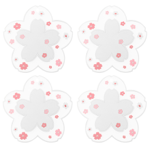 Japanische Sakura-Untersetzer, hitzebeständiges PVC-Material, rutschfeste Isoliermatte für den Couchtisch, leicht zu reinigendes Untersetzer-Set