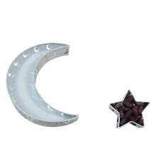Eid Mubarak Präsentationsständer, exquisites Design für Gebäcktabletts, dekoratives und einzigartiges Mond- und Sternentablett, perfekt für