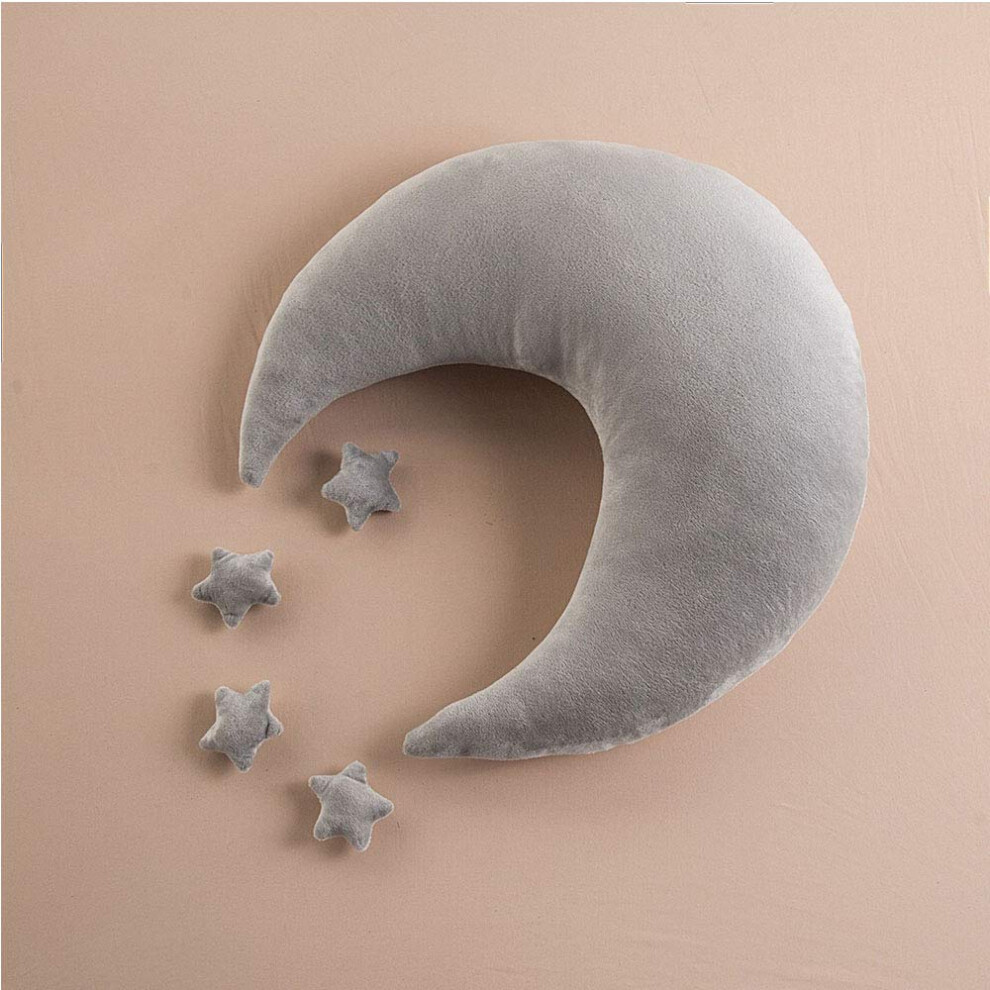 Baby Posing Pillow Set 5Pcs For Newborn Photography Props Moon And Stars Bean Shaped Pillow Photo Shoot 9067246865047