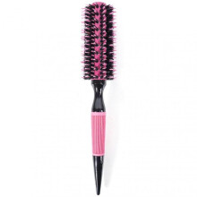 (Pink 12) Round Hair Brush for Root Volume Heat Resistant Aluminum Barrel Curling Brush for Hair Multi-Function Anti Static Combs