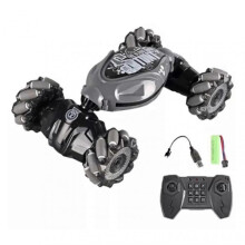 (Gray Single Control) 4WD Stunt Car Remote Control Off Road Toy Present for Kids Adults