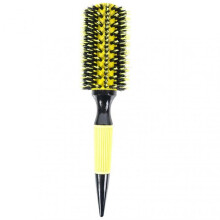 (Yellow 16) Round Hair Brush for Root Volume Heat Resistant Aluminum Barrel Curling Brush for Hair Multi-Function Anti Static Combs