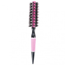 (Pink 10) Round Hair Brush for Root Volume Heat Resistant Aluminum Barrel Curling Brush for Hair Multi-Function Anti Static Combs