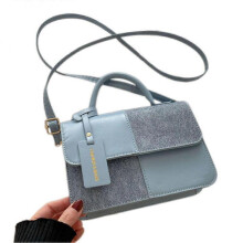 (Blue) Women's Vintage Handbag PU Leather Tote Bags Fashion Top Handle Satchel Bag for Daily Commuting