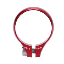 Fahrrad Fahrradsattelstütz-Klemme 31,8 mm Rot leichtes Aluminiumlegierung