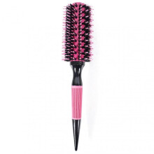 (Pink 14) Round Hair Brush for Root Volume Heat Resistant Aluminum Barrel Curling Brush for Hair Multi-Function Anti Static Combs