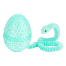(E) 3D Printed Snake Dragons Egg with Snake Include Mini Dragons Egg Fidgets Toy for Adults Kid Articulated Snake Desk Decor