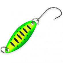 (Green And Black Stripes) Fishing Spoon Metal Fishing Lure All-Purpose Simulation Fishing Lures for Fishing Equipment Attracting Fish