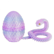 (G) 3D Printed Snake Dragons Egg with Snake Include Mini Dragons Egg Fidgets Toy for Adults Kid Articulated Snake Desk Decor