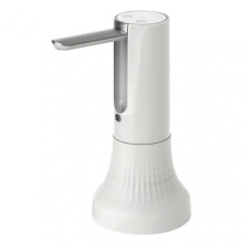 (White 2 in 1) Foldable Water Dispenser Electric Drinking Water Pump Portable Rechargeable Water Jug Pump for Home Travel