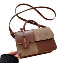 (Brown) Women's Vintage Handbag PU Leather Tote Bags Fashion Top Handle Satchel Bag for Daily Commuting
