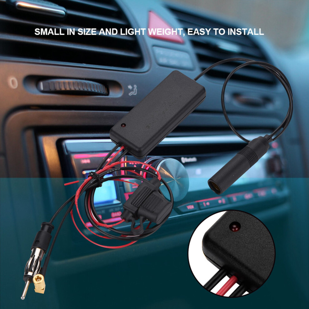 Fm Signal Booster Amplifier: Compact Car Radio Noise Reducer 4041362791249