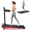T7 Black Folding Treadmill with Side Handles 1