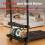 T7 Black Folding Treadmill with Side Handles 8