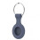 (Blue Gray half Package) Protective Case Compatible with Airtags 2021 Silicone Holder with Key Chain Portable Protector Case Easy Attach 4