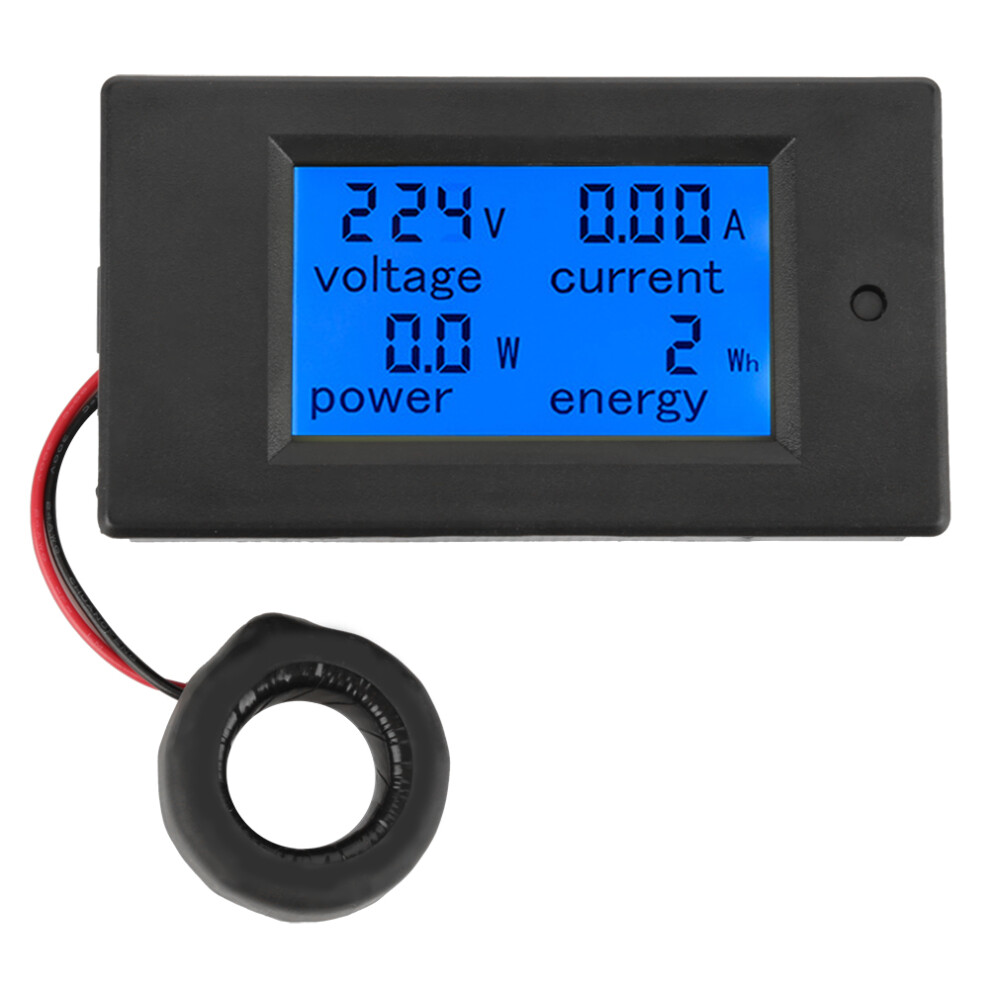 Digital Energy Meter Pzem-061 Lcd Voltage Ammeter 100A Ac80-260V With Ct 9361362792318