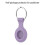 (Light Purple half Pack) Protective Case Compatible with Airtags 2021 Silicone Holder with Key Chain Portable Protector Case Easy Attach 3