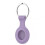 (Light Purple half Pack) Protective Case Compatible with Airtags 2021 Silicone Holder with Key Chain Portable Protector Case Easy Attach 5